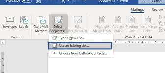 Mail Merge in Microsoft Word ...